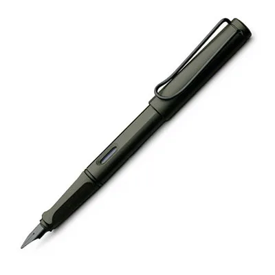 LAMY SAFARİ 17 B MAT SİYAH METAL KLİPS DOLMA KALEM B UÇ