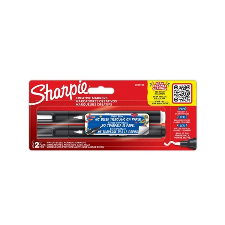 SHARPİE 2201181 CREATIVE AKRİLİK MARKER YUVARLAK UÇ SET 2'Lİ