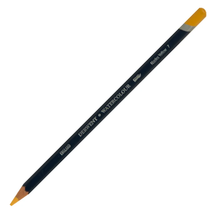 DERWENT NEW WATERCOLOUR PENCIL- SULUBOYA KALEMİ- NAPLES YELLOW 7