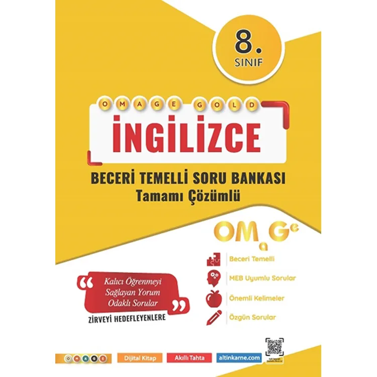 NARTEST 8. SINIF OMAGE MOTİVASYON İNGİLİZCE SORU BANKASI