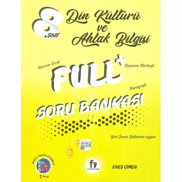 Fİ YAYINLARI 8. SINIF FULL DİN KÜLTÜRÜ VE AHLAK BİLGİSİ SORU BANKASI
