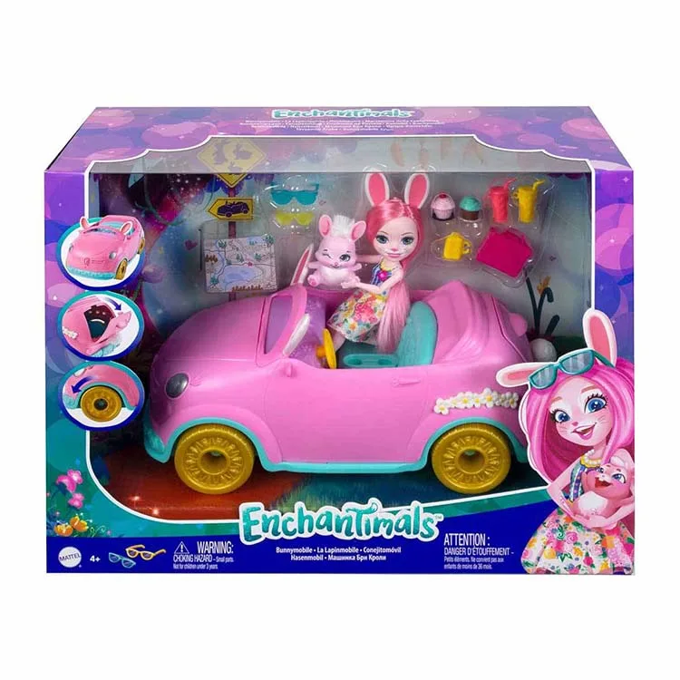 ENCHANTIMALS TAVŞANCIK ARABA OYUN SETİ MTL-HCF85