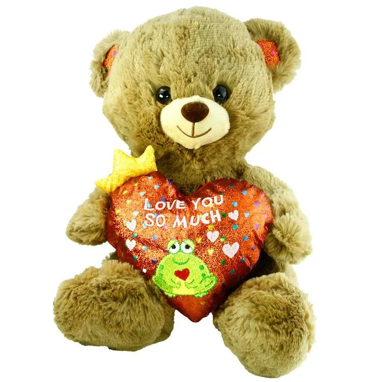VARDEM PELUŞ JH2323 KALPLİ AYI LOVE YOU SO MUCH 30 CM
