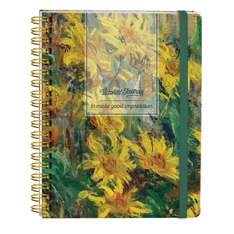 VICTORIA'S JOURNALS 0099 NOTES 20x28cm SPİRALLİ SERT KAPAK 90gr. 40YP. DÜZ + 40 YP. NOKTALI + 40YP.ÇİZGİLİ DEFTER