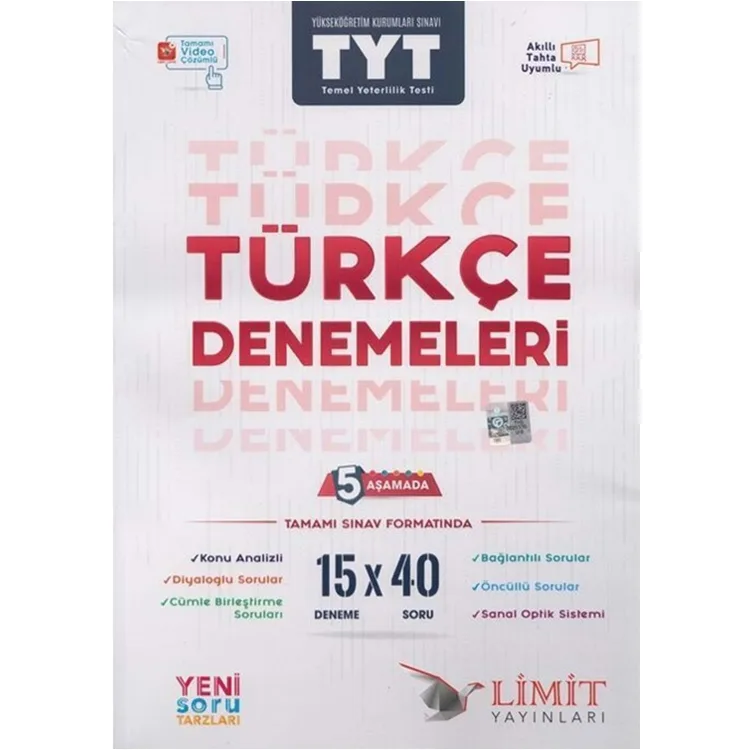 LİMİT TYT TÜRKÇE 15x40 DENEMELERİ
