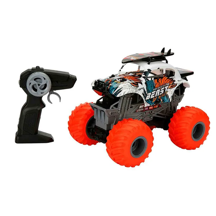 SUNMAN 333-19183B 1:18 DEV TURUNCU TEKER BEAST BEETLE USB ŞARJLI OFF-ROOD ARAÇ