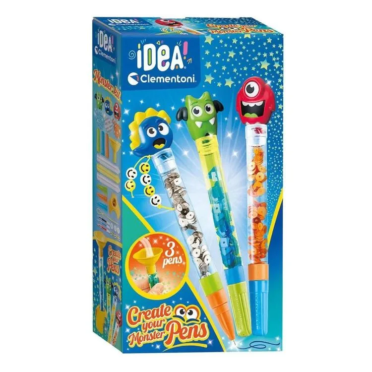 CLEMENTONI IDEA 18828 MİNİ KALEM LABORATUVARI CANAVARLAR