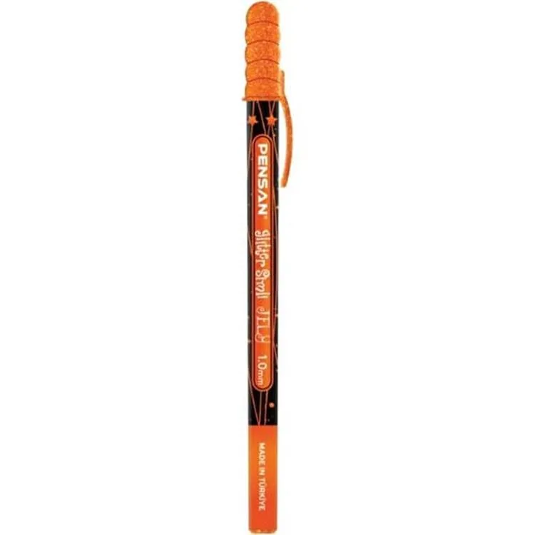 PENSAN JELY 2800 GLITTER SİMLİ JEL KALEM 1.0 TURUNCU