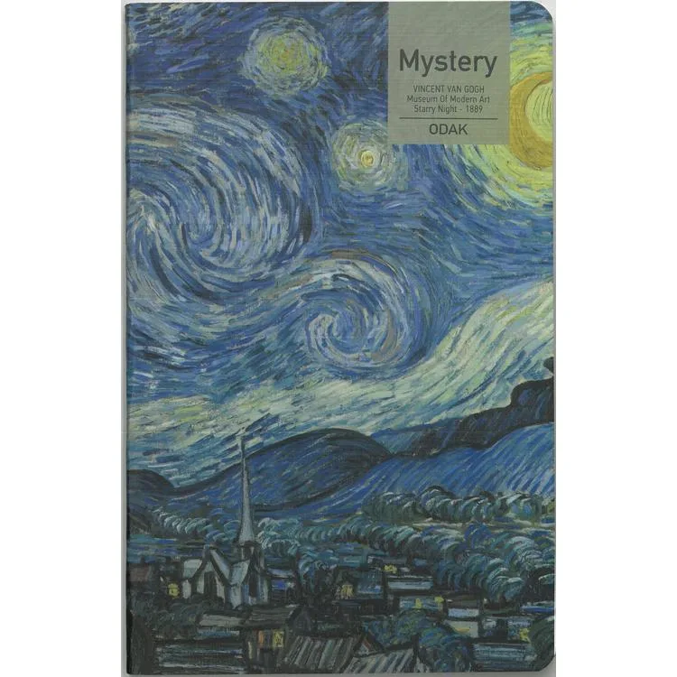 ODAK 777-280 MYSTERY 13X21 İPLİK DİKİŞLİ ÇİZGİSİZ DEFTER 56 YP