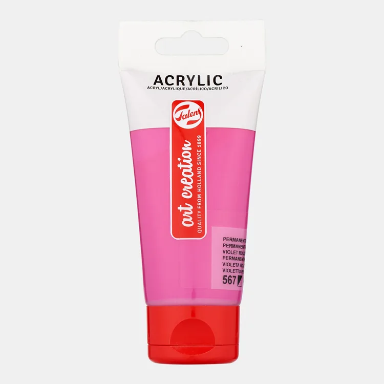 TALENS ART CREATION 75 ML AKRİLİK BOYA 567 PERMANENT RED VIOLET RT3511567M