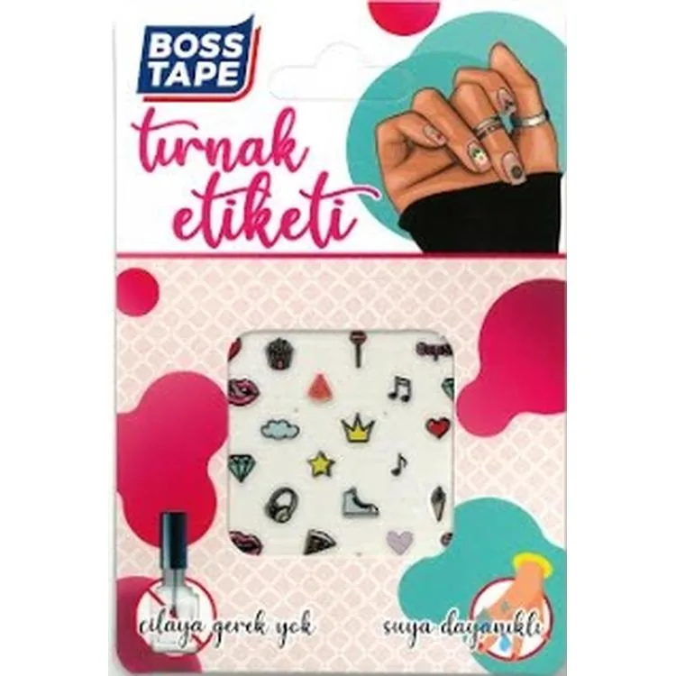 BOSS TAPE TIRNAK SÜSLEME ETİKETİ STICKER