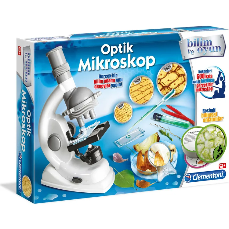 CLEMENTONI 64551 DENEY SETİ OPTİK MİKROSKOP (9YAŞ+)
