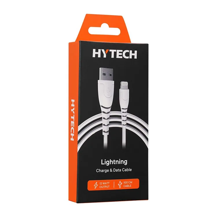 HYTECH HY-XTK20 2.4A 1M LIGHTNING HIZLI ŞARJ KABLOSU BEYAZ