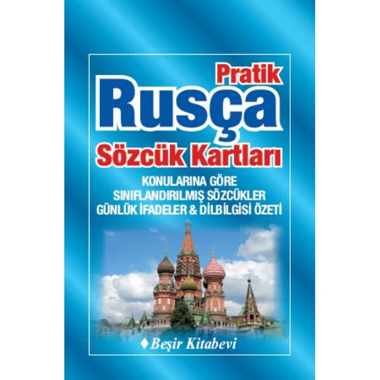 BEŞİR PRATİK RUSÇA SÖZCÜK KARTLARI