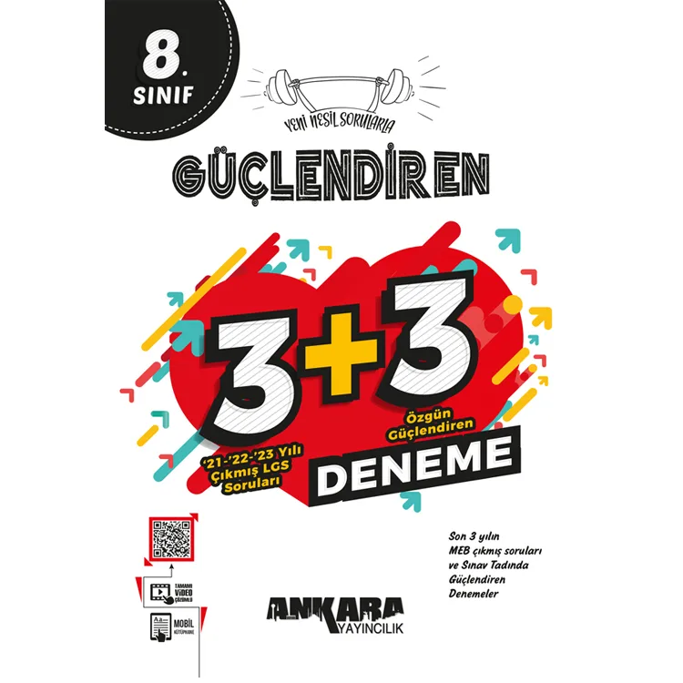 ANKARA YAYINLARI 8.SINIF GÜÇLENDİREN 3+3 DENEME