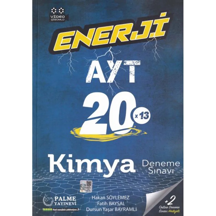 PALME YKS AYT ENERJİ 20x13 DENEME SINAVI VİDEO ÇÖZÜMLÜ