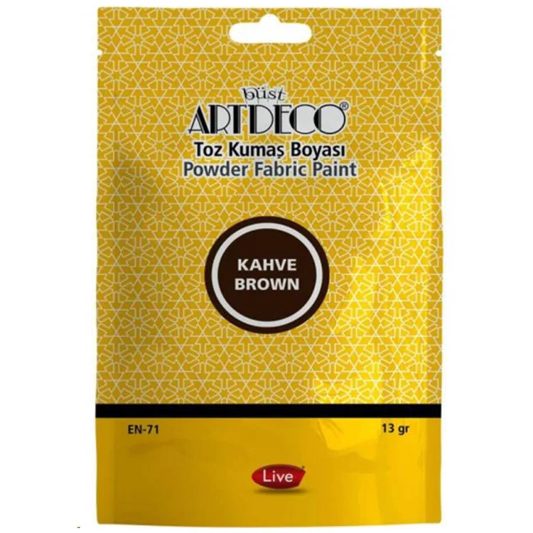 ARTDECO TOZ KUMAŞ BOYASI 13 GR. KAHVERENGİ Y-010T-1115
