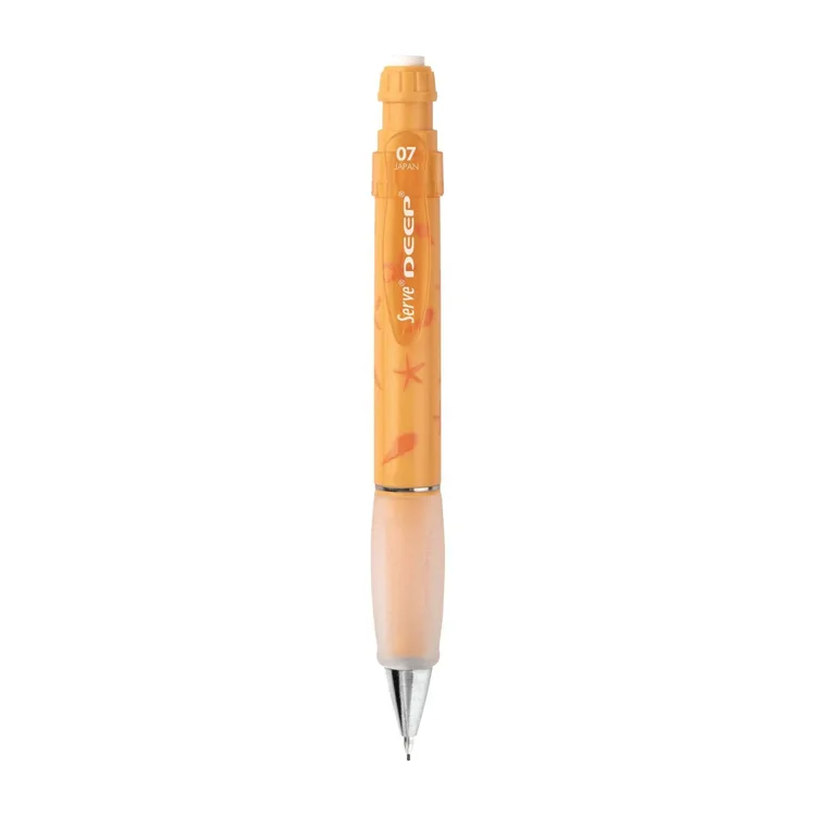 SERVE DEEP DENİZ YILDIZI DESENLİ MEKANİK VERSATİL KALEM 0.7mm PASTEL HARDAL SARI