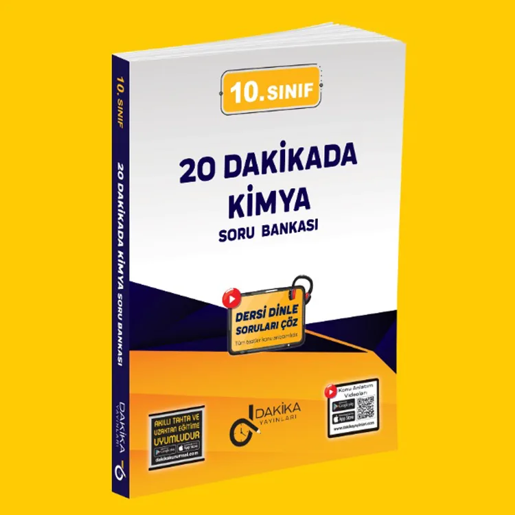 DAKİKA 10. SINIF 20 DAKİKADA KİMYA SORU BANKASI
