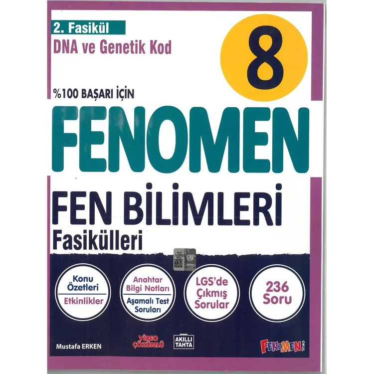 FENOMEN 8. SINIF FEN BİLİMLERİ 2. FASİKÜL - DNA VE GENETİK KOD